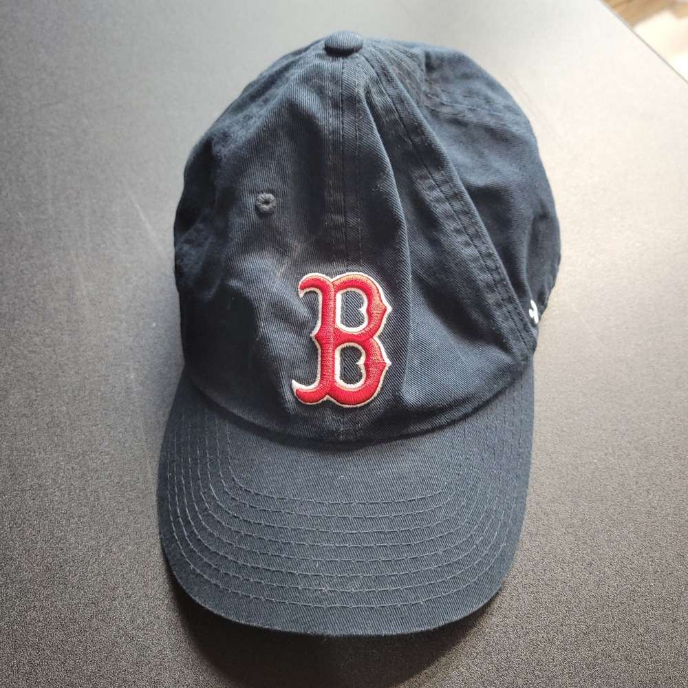 '47 Brand Boston Red Sox Hat Mens OSFA Navy Blue Baseball Cap MLB Adjustable
